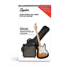 Fender Squier Sonic El-guitarpakke, Stratocaster 2 TS